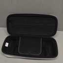 ivoler Carry Case for Playstation Portal Remote Player for PS 5 Console holds accessories, Portable Hard Shell Pouch Anti-Drop Travel Bag with Protective Storage Mesh Pocket, White+Blue