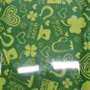 4 Pcs St. Patrick's Day Serving Tray 13 x 10 Inch Reusable Serving Platter Plates Dessert Platter Dishes St. Patrick's Day Party Decorations for Food Snacks Cookies Supplies