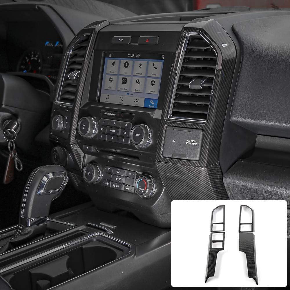 JeCar Interior Center Console DashTrim Accessories for Ford F150 Carbon Fiber Interior Trim 2015 2016 2017 2018 2019 2020