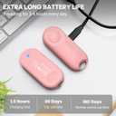 RF Remote Control Page Turner for Kindle Paperwhite,Kindle Accessories Remote Photo and Video for E-Book iPhone iPad Android Tablets Reading Novels Comics Remote Control Extenders(Pink)