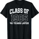 Class of 1985 Reunion 40 Years Alumni Graduation High School T-Shirt, Size Small