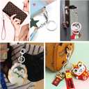 10 Pack a Set Metal Lobster Claw Clasps and Key Rings, Key Chain Accessories, Keychain Making kit for Keys, Art Crafts, Jewelry Making, Silver