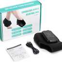 Cordless Foot Massager for Neuropathy, Foot Renew Massager, Ankle Massager for Pain Relief, HSA Eligible FSA, Ankle Heating Pad with Massage, Foot Heating Pad, Black