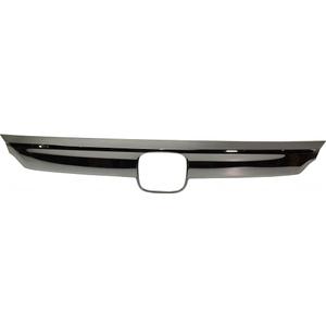 For Honda Accord 2018 2019 2020 Grille Trim | Chrome Smoked Black | Sport Model | Replacement For HO1210161 | 71122TVAA11