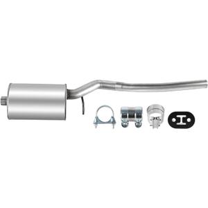 Aluminized Steel Exhaust Muffler Assembly Compatible with Chevy Equinox 2010 2011 2012 2013 2014 2015 2016 2017