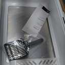 Extra Large XXL Stainless Steel Cat Litter Box with Lid, 26" L x 18" W x 12" H Metal Litter Box with Hight Sides for Big Cats & Multiple Cats, Never Absorbs Odors, Anti-Urine Leakage, Easy Cleaning (Dark Gray)