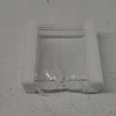 DINGHUO Acrylic Napkin Holder, 7"x 7"x 2.4" Flat Luncheon Napkin Dispenser with Lid, Clear Flip-top Waterproof Paper Napkin Container Organizer for Table, Kitchen, Indoor & Outdoor, Bathroom Vanity