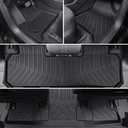 Floor Mat Cargo Mats for 2018-2022 2023 Chevrolet Chevy Traverse 7 Seats Car Mat Accessories, All Weather TPE Backrest and Lower Trunk Cargo Liner (18-23 7 Seats Set)