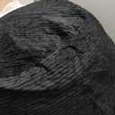 Pouf Ottoman Foot Stools with Foam Small Ottoman for Living Room Corduroy Ottomans Pouf 26x18 Floor Poufs Foot Rest for Chair Black Hassocks and Ottomans