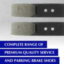 Centric Premium 111.0270 Automotive Replacement Rear Drum Brake Shoe Set for Select Volskwagen, Model Year