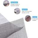 Pololo Fiberglass Screen Roll High Visibility and Durable Screen Easy to DIY Repair or Rescreen Window and Door Screen, 59 x 100