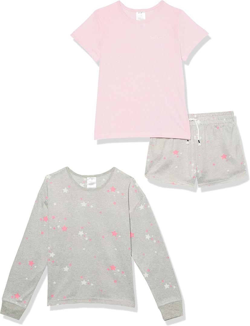 Splendid Girls' Longsleeve T Shirt and Short Set (Medium)