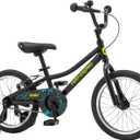Retrospec Koda Plus Kids Bike for Boys & Girls Ages 4-6 Years - 16" Children's Bicycle, Adjustable Seat & Handlebars, Removable Training Wheels, Front Hand Brakes, Rear Coaster Brake & Safety Bell
