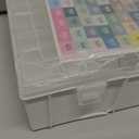 YBUTVY Diamond Art Trays with Lids, 60PCS Diamond Painting Trays with Lids ＆ Diamond Art Storage, Diamond Painting Accessories for Beads (2 Packs)