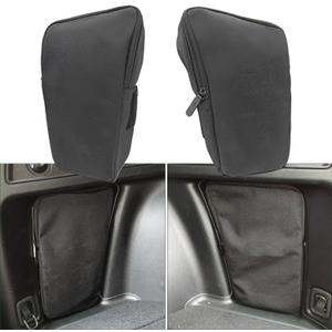 Trunk Upgrade, Trunk Organizer Pocket Bag, Trunk Cubby Storage bag, Cargo side pocket For Subaru Forester SK 2024 2023 2022 2021 2020 2019, Black, 2 pcs (Driver's side+Passenger's side)