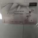 MORIRIN Zippered Cover for Japanese Futon Floor Mattress, 100% Cotton, Made in Japan, Queen, White