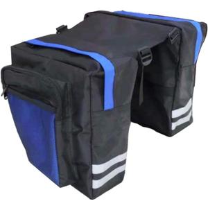 Just E Joy Bicycle Saddle Bag, Waterproof Panniers for Bicycles, Mountain Bike Basket Rear Seat Double Luggage Rack with Adjustable Hook Handle Reflective Trim and Large Pockets Just E Joy Bicycle Saddle Bag, Waterproof Panniers for Bicycles, Mountain Bike Basket Rear Seat Double Luggage Rack with Adjustable Hook Handle Reflective Trim and Large Pockets