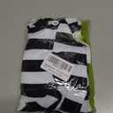 Black Striped Dog Suit wit Green Wig Scientist Dog Costume Pet Costume Cosplay Clothes Outfit Accessories Party Favors (Small, Striped Clothes with Wig)