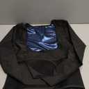 Sauna Shirt for Women Sauna Waist Trainer for Women Weight Loss Sauna Suit Workout Sauna Vest Zipper Body Shaper (Large, Blue Lining-02)