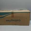 Ceiling Fans with Lights and Remote, 52 Inch Outdoor Ceiling Fan for Patios with Light, 3 Blades Modern Ceiling Fan Noiseless Reversible DC Motor, Walnut Fan for Patio Living Room