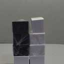 10 Pcs Microphone Flag Station Portable Square Cube ABS Foam Mic Flag Logo Studio Equipment Microphone Accessories for Reporter Host Interview (White, Black)