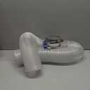 Heavy PVC Dust Collection Hose 4" x 10', Flexible Clear PVC Fume Collection Hose, Puncture-Resistant, Reinforced With Coated Wire Helix