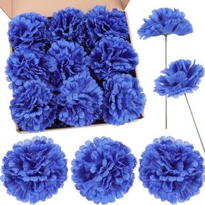50 Pack Artificial Silk Carnation Picks, Artificial Flowers Carnation Heads with Stems for DIY Flower Wall Wedding Bouquets Centerpieces Arrangements Decorations -Blue 50 Pack Artificial Silk Carnation Picks, Artificial Flowers Carnation Heads with Stems for DIY Flower Wall Wedding Bouquets Centerpieces Arrangements Decorations -Blue