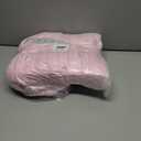 Light Pink Faux Fur Striped Plush Area Rug for Bedroom Living Room Sofa,2'x3' Fluffy Shaggy Rectangular Square Rug for Kids Teen Girls Room,Furry Carpet Rug for Nursery Baby Room