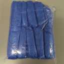 Hitituto Shoe Covers Disposable Non-slip for Indoors -100 Pieces (50 Pairs) Waterproof Premium CPE Booties Shoes Protectors Coverings, fits up to size 11 US Men and 13 US Women, Blue, Large