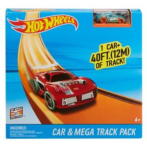 HOT WHEELS CAR & MEGA TRACK PACK