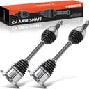 A-Premium Pair (2) Front CV Axle Shaft Assembly Compatible with Chevy Silverado 1500 07-20 Tahoe Suburban, GMC Sierra 1500 07-20 Yukon, Cadillac Escalade 07-20, 4x4 models, Driver and Passenger Side