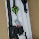 2-IN-1 Electric Pole Pruning Shears Cordless, 1.6" Cutting Diameter Cordless Pruner with 15 FT High Reach Extension Pole, 21V 4.0Ah Battery Powered Pole Pruner for Tree Trimming, LCD Display