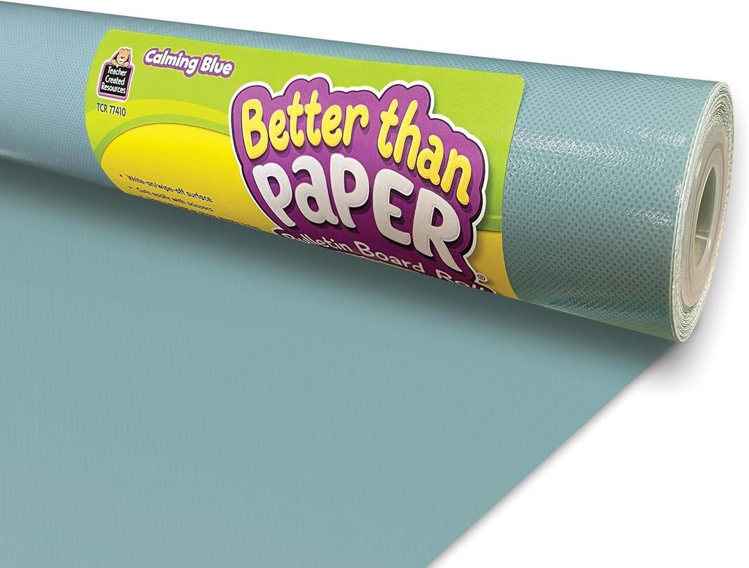 Teacher Created Resorces Calming Blue Better Than Paper Bulletin Board Roll (TCR77410)