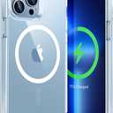 ESR for iPhone 13 Pro Max Case, Compatible with MagSafe, Shockproof Military-Grade Protection, Scratch-Resistant Back, Magnetic Phone Case for iPhone 13 Pro Max, Classic Hybrid Case, Clear