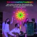 Smart Fireworks LED Lights, USB Powered ICRGB Dreamy Color LED Lights, Color Changing LED Ribbon for Room and Christmas Party Decoration