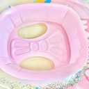 New Baby Swimming Pool Floats for Toddler Kids 8-48 Months Under 44lb, Inflatable Swim Ring Water Raft with Seat for Summer Beach Outdoor Children Infant Bath Toys