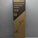 Humlest Weed Wacker Battery Powered Weed Eater with Fast Charge,2-in-1 Lawn Edger 13" Cordless String Trimmer,400W Grass Trimmer with Auto Line Feed,2.5Ah Electric Weedeater 20V Weed Trimmer