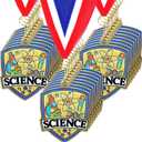 Yaomiao 10/20 Pcs 2. 4'' Award Medals Bulk Gold Winner Team Participation Medals for Kids Adults Metal Trophy Tournaments Competitions Award Prize Gift