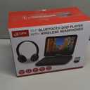 GPX PDB1077B 10in Bt Portable DVD Player Wl Perp Bt Headphones