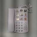 Corded Phones for Seniors - 9 One-Touch Memory Speed Dialing Desktop Landline Telephone for Office, Front Desk, Home, Hotel