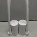 Topo Bear Disposable Toilet Brush Holder Set Toilet Wand (Pack of 2) Toilet Cleaner Scrubber with 24 Refills