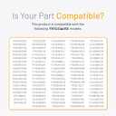 Smart Choice 240351601 Bottom Shelf Freezer Door Bin - White, Impact Resistant Freezer Replacement Compatible with 240351600 240351607, Fits Select Frigidaire & Kenmore Models (No Bottom Style)