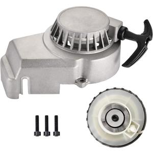 GOOFIT Metal Pull Starter Start for 2 Stroke 47cc 49cc Pocket Bike Mini Bike Dirt Bike Scooter ATV Quad Motorcycle (Grey) GOOFIT Metal Pull Starter Start for 2 Stroke 47cc 49cc Pocket Bike Mini Bike Dirt Bike Scooter ATV Quad Motorcycle (Grey)