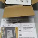 inWall TV Box with Flange for Home Theater Installation, 11.9" x 8.4" Cord Hider for Wall Mounted TV, with 2 Outlets, Cable Bracket, LV Cable & 11/2" ENT Entrance, Ideal for New or Retrofit Job