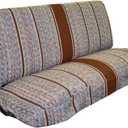 West Coast Auto Universal Baja Saddle Blanket Bench Full Size Seat Cover Fits Ford, Chevrolet, Dodge, and Full Size Pickup Trucks (Brown)