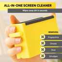 Mobile Phone Screen Cleaning Kit  Reusable AllinOne Phone Screen Cleaner for Smartphones, Removes Fingerprints Grease Dust & Smudges, MirrorLike Shine, Portable, Durable & EasyClean