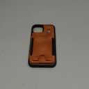 Case for iPhone 13 Phone Case with Keychain Ring Credit Card Holder for Women,for iPhone 13 Leather Case Wallet with Kickstand Card Slots Fashionable Case for Men- Khaki