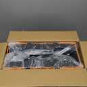 Collapsible Wagon Cart with Wheels Foldable - Folding Utility Heavy Duty Wagons Carts for Grocery Sports Garden Shopping Camping Wheelbarrows (Black, 120L)