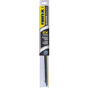 Rain-X 830116 Silicone Endura Wiper Blades, 16 Inch Windshield Wipers (Pack of 1), Automotive Replacement Windshield Wiper Blades With Two Times Longer-Lasting Resilient Silicone Rubber Squeegee