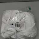 NTBAY Twin Comforter - Down Alternative Duvet Insert, All Season Bedding Quilted with Corner Tabs, Machine Washable, Soft Comforter Only, White